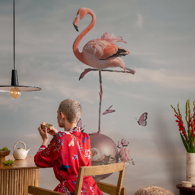 Samolepilna fototapeta Eleganten flamingo
