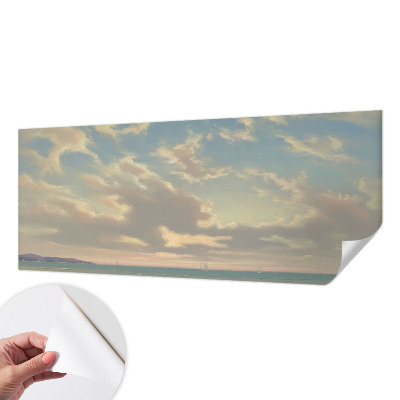 3D fototapeta s prikazom mirne obale