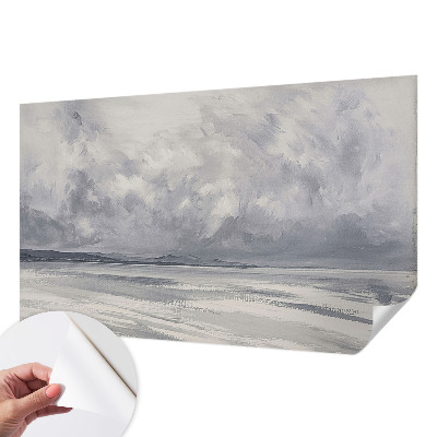 Samolepilna fototapeta za dnevno sobo Nevihta na obzorju