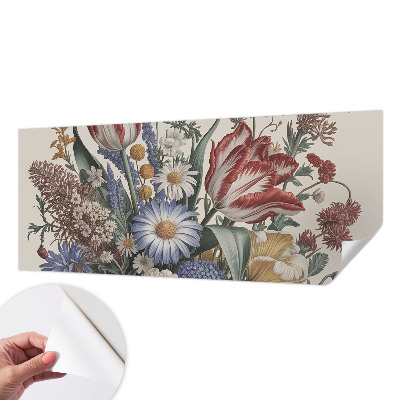 3D fototapeta s motivom šopka rož
