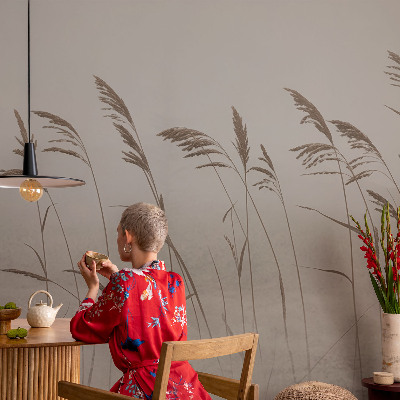 Fototapeta za otroško sobo Trave v megli