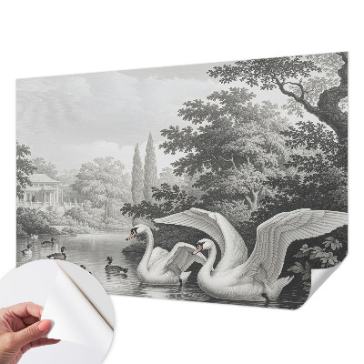Samolepilna fototapeta za dnevno sobo z motivom elegance narave