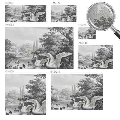 Samolepilna fototapeta za dnevno sobo Eleganca narave