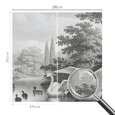 Samolepilna fototapeta za dnevno sobo z motivom elegance narave