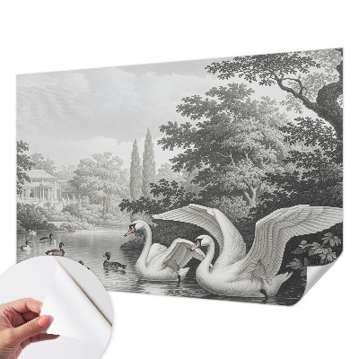Samolepilna fototapeta za dnevno sobo z motivom elegance narave