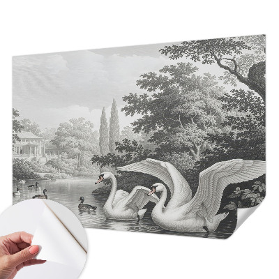 Samolepilna fototapeta za dnevno sobo z motivom elegance narave