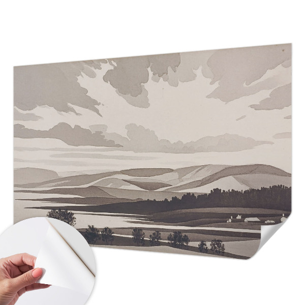 Fototapeta za otroško sobo z motivom mirne pokrajine