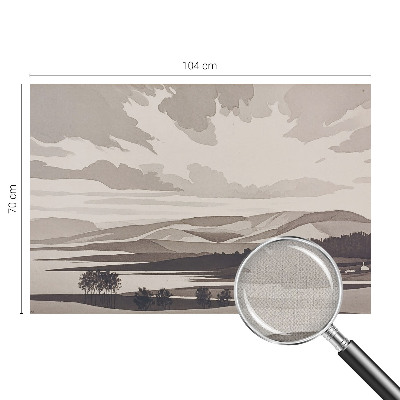 Fototapeta za otroško sobo z motivom mirne pokrajine