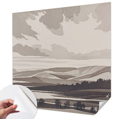 Fototapeta za otroško sobo z motivom mirne pokrajine