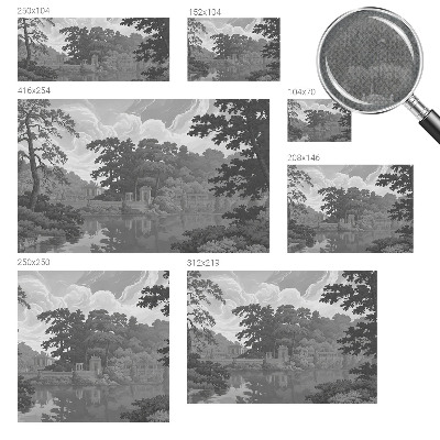 3D fototapeta z motivom naravne pokrajine