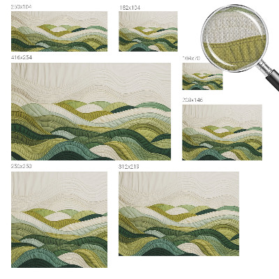 Otroška fototapeta Tkaninski hribi