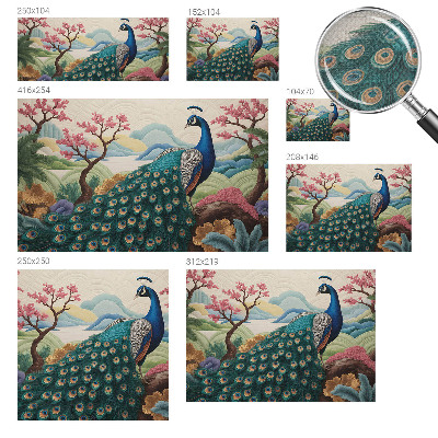 Samolepilna fototapeta za spalnico Eksotična lepota