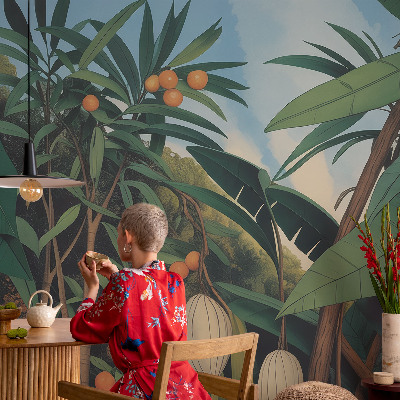 Otroška fototapeta Tropska džungla