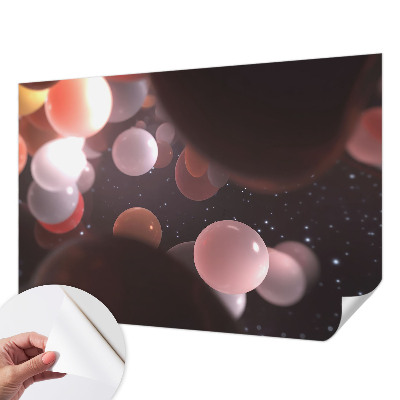 3D fototapeta z motivom vesoljskih krogel