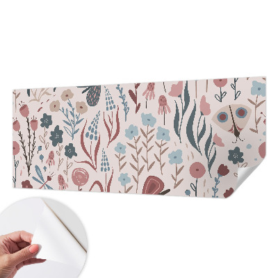 Samolepilna fototapeta za spalnico Rože insekti