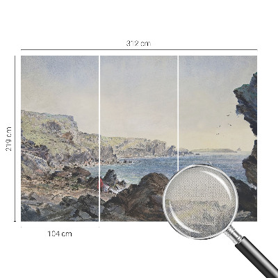 Samolepilna fototapeta z motivom mirne obale