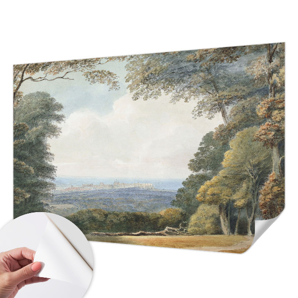 3D fototapeta z motivom gozdnate pokrajine