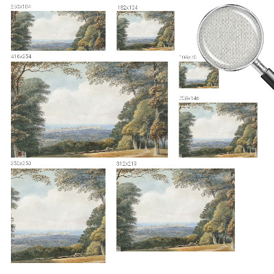 3D fototapeta Gozdnata pokrajina