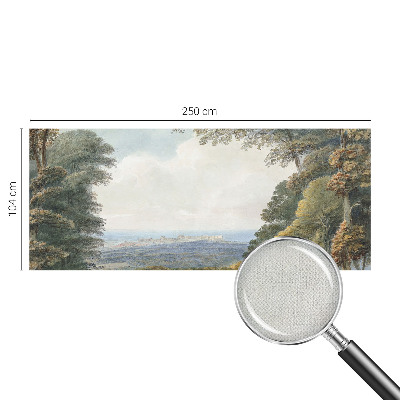 3D fototapeta z motivom gozdnate pokrajine