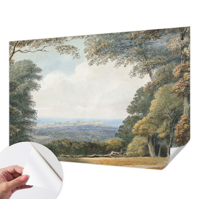 3D fototapeta z motivom gozdnate pokrajine