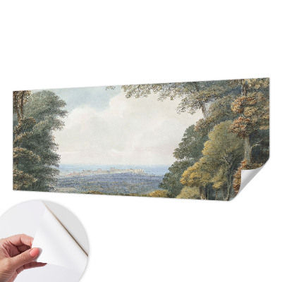 3D fototapeta z motivom gozdnate pokrajine