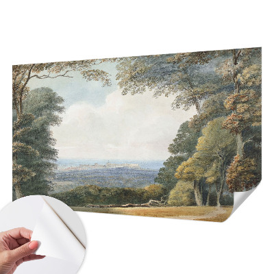 3D fototapeta z motivom gozdnate pokrajine