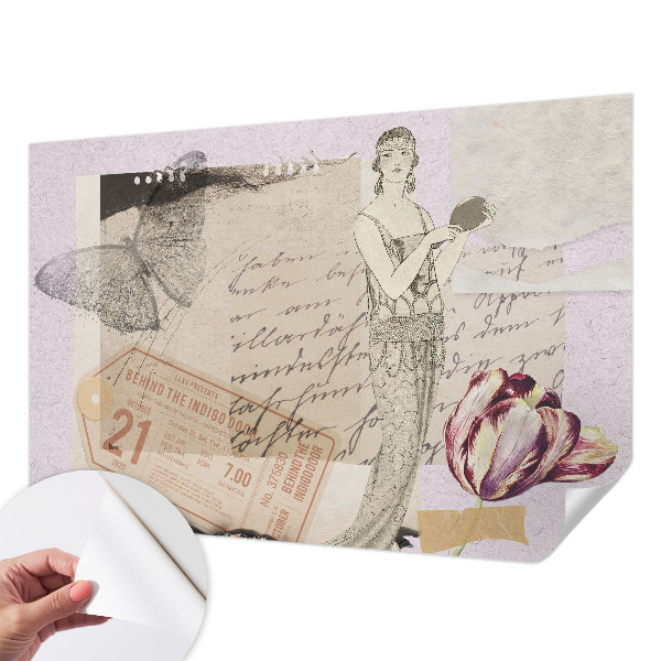 Fototapeta za otroško sobo Nostalgični kolaž