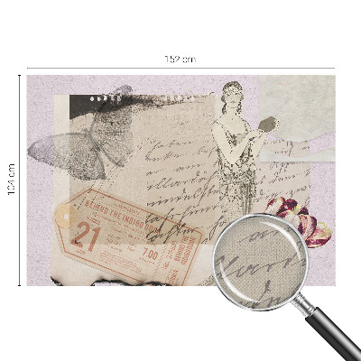 Fototapeta za otroško sobo Nostalgični kolaž