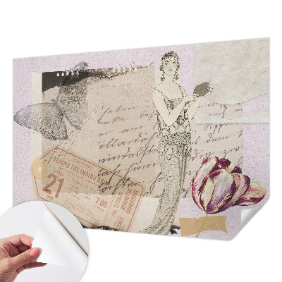 Fototapeta za otroško sobo Nostalgični kolaž