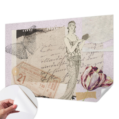 Fototapeta za otroško sobo Nostalgični kolaž