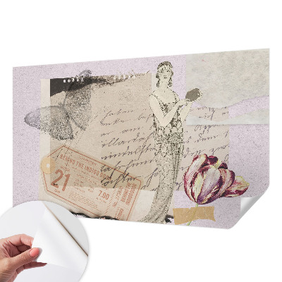 Fototapeta za otroško sobo Nostalgični kolaž