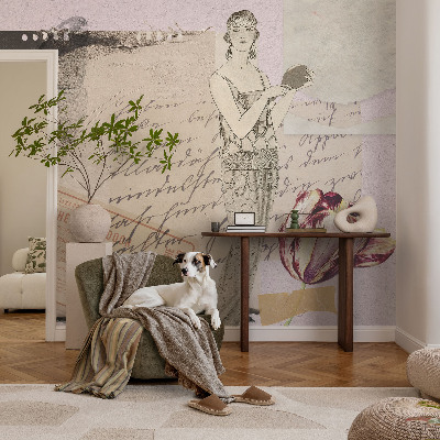 Fototapeta za otroško sobo Nostalgični kolaž