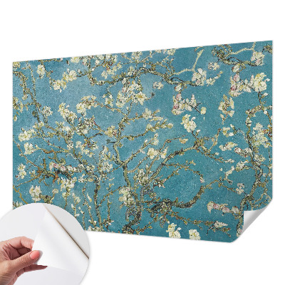 Samolepilna fototapeta za spalnico Cvetoče veje