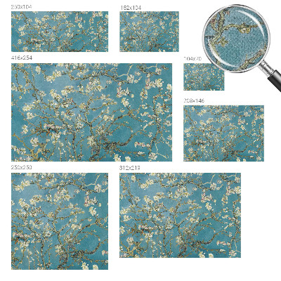 Samolepilna fototapeta za spalnico Cvetoče veje