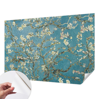 Samolepilna fototapeta za spalnico Cvetoče veje