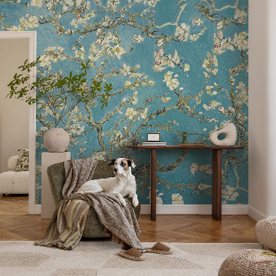 Samolepilna fototapeta za spalnico Cvetoče veje