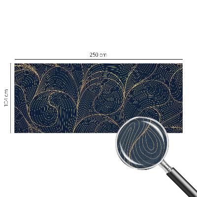 Otroška fototapeta z valovitim motivom