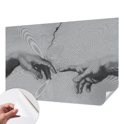 Fototapeta za otroško sobo z motivom hipnotičnih rok