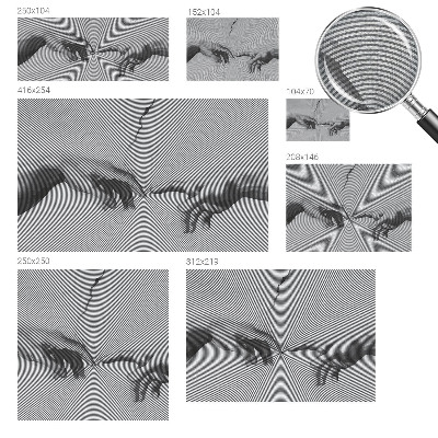 Fototapeta za otroško sobo z motivom hipnotičnih rok