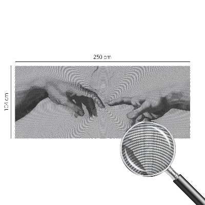 Fototapeta za otroško sobo z motivom hipnotičnih rok