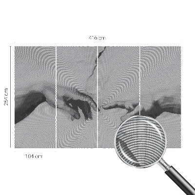 Fototapeta za otroško sobo Hipnotične roke