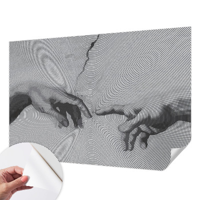 Fototapeta za otroško sobo z motivom hipnotičnih rok