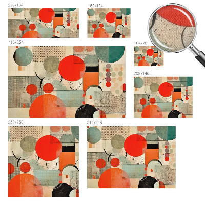 Samolepilna fototapeta za dnevno sobo Barvita abstrakcija