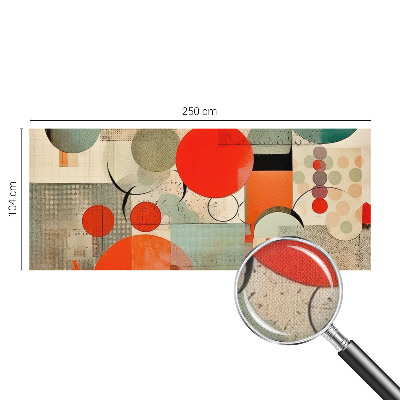 Samolepilna fototapeta za dnevno sobo Barvita abstrakcija