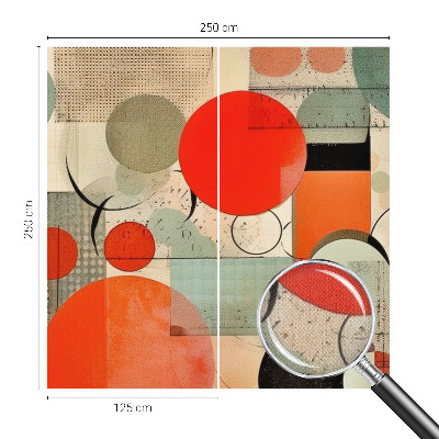 Samolepilna fototapeta za dnevno sobo Barvita abstrakcija