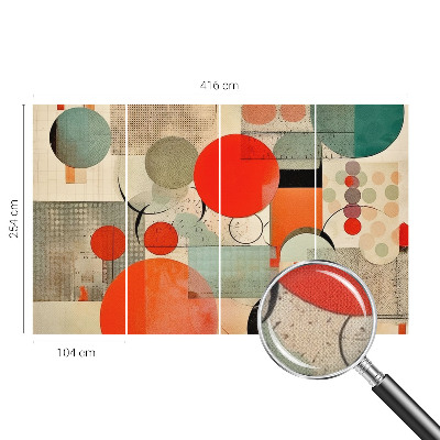 Samolepilna fototapeta za dnevno sobo Barvita abstrakcija