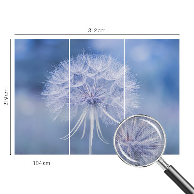 3D fototapeta z motivom modre poslastice