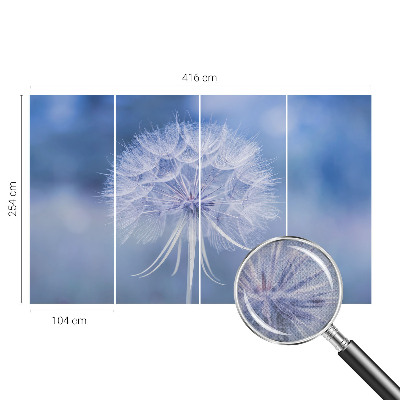 3D fototapeta z motivom modre poslastice