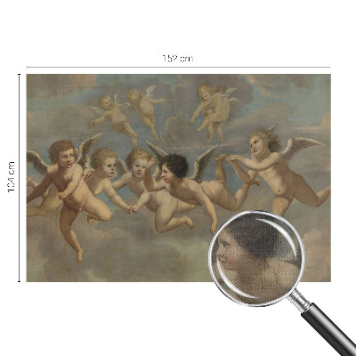 Samolepilna fototapeta za spalnico z motivom angelskih figur