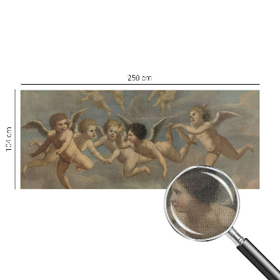 Samolepilna fototapeta za spalnico z motivom angelskih figur